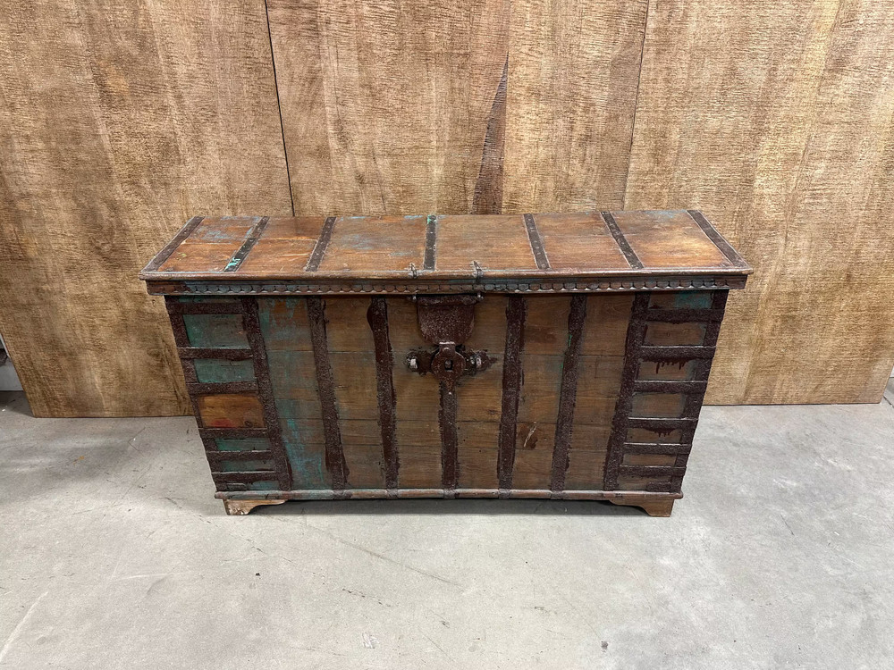 Vintage Wood Trunk.