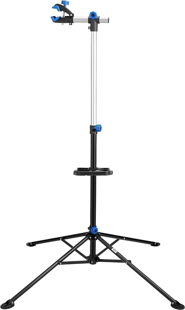 Telescoping Bike Stand with Rotating Clamps - Convenient Maintenance Solution