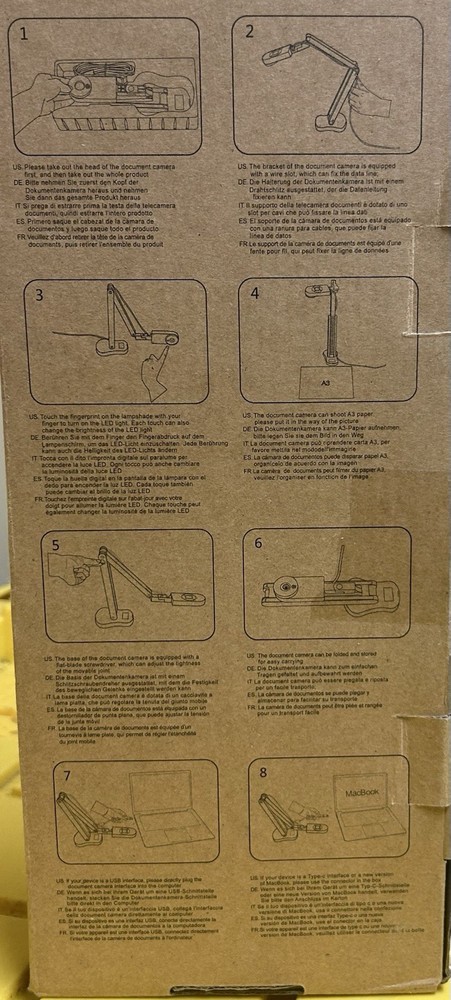 4K*Document Camera&Webcam*Dual Microphones*USB Visualizer*Windows*MacOS*ChromeOS