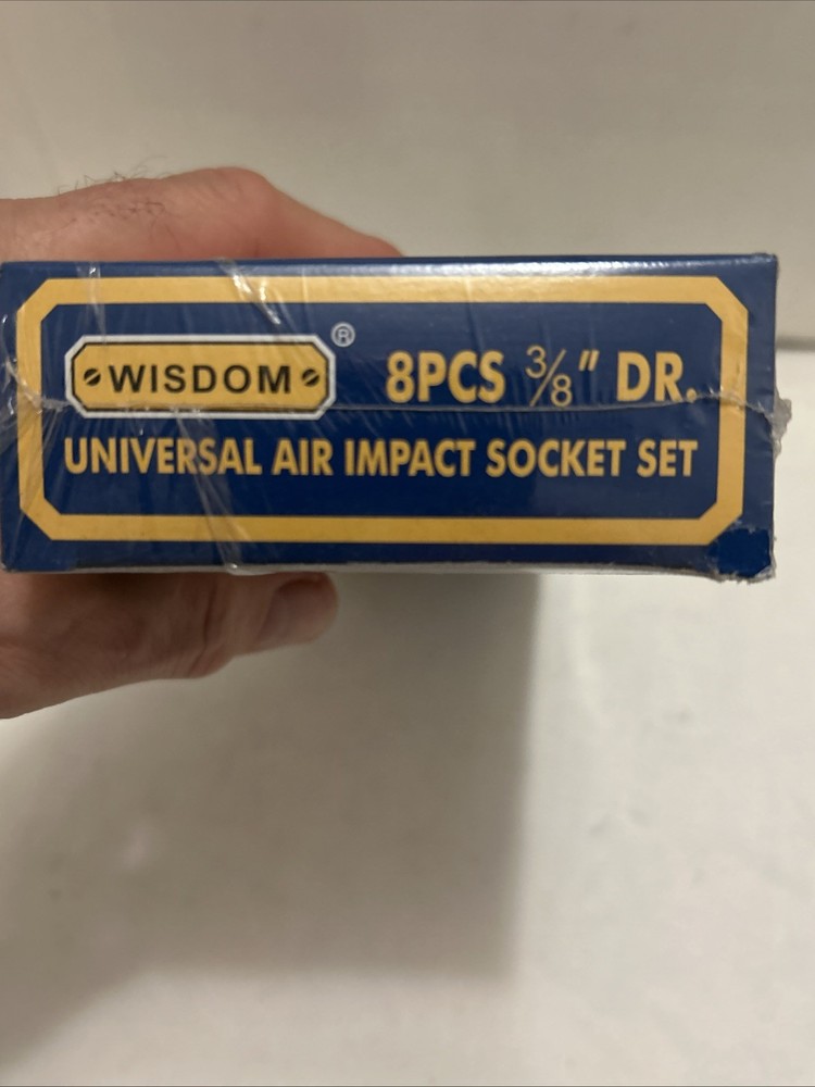 Wisdom Tools USA, 8 PC Air Impact 3/8” DR SAE Socket Set,
