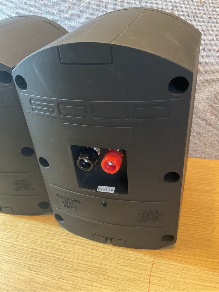 B&W Rock Solid Sounds Speaker Pair Worthing England
