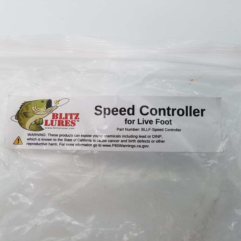 Blitz Lures BLLF-Speed Controller for Live Foot Motor Control Sonar Transducer
