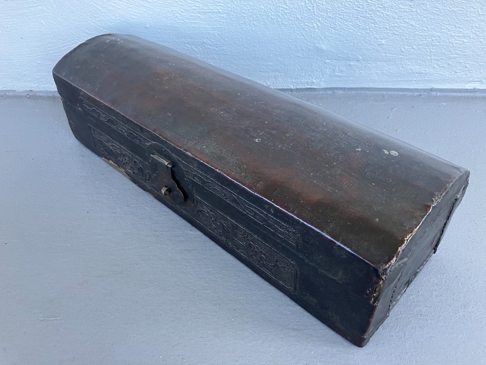 Antique Chinese Leather Document Case