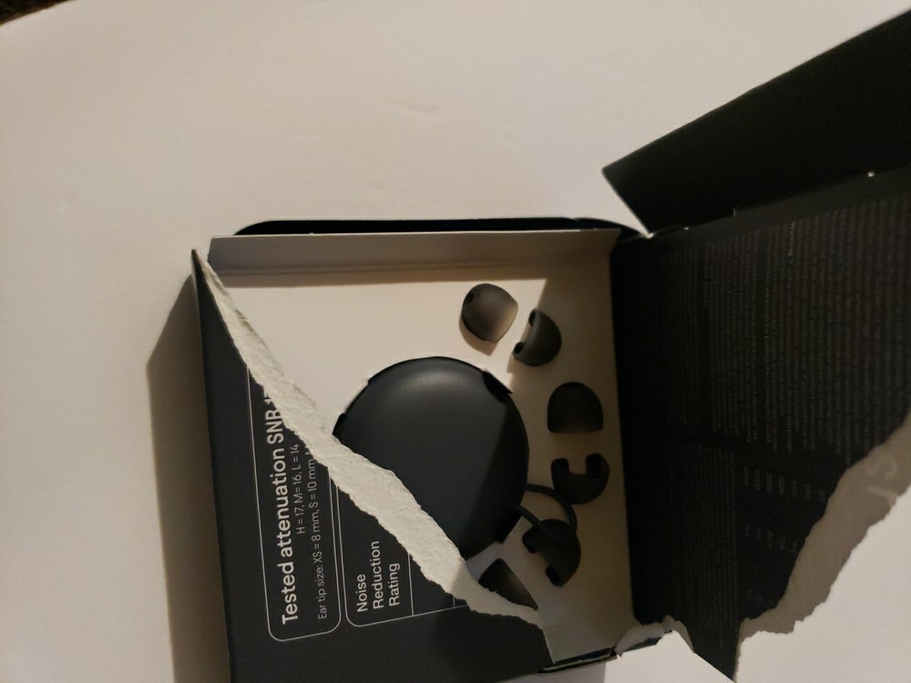 Loop Experience 2 Earplugs High Fidelity Hearing Protection Black Open Box