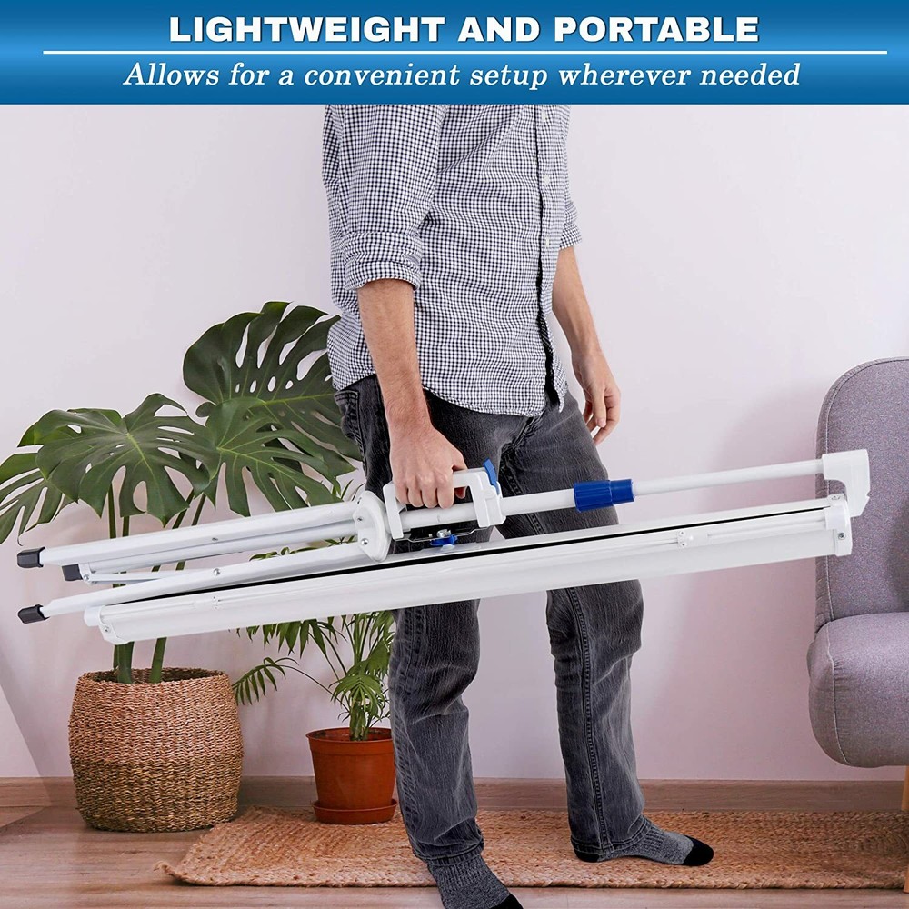 Portable Projector Screen Tripod Stand 40" Mobile Projection Screen Conference