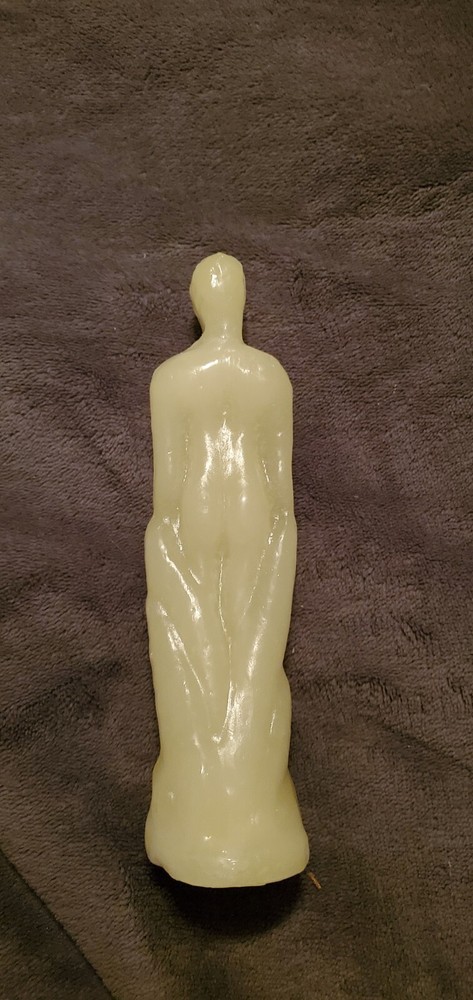 WHITE MAN IMAGE CANDLE