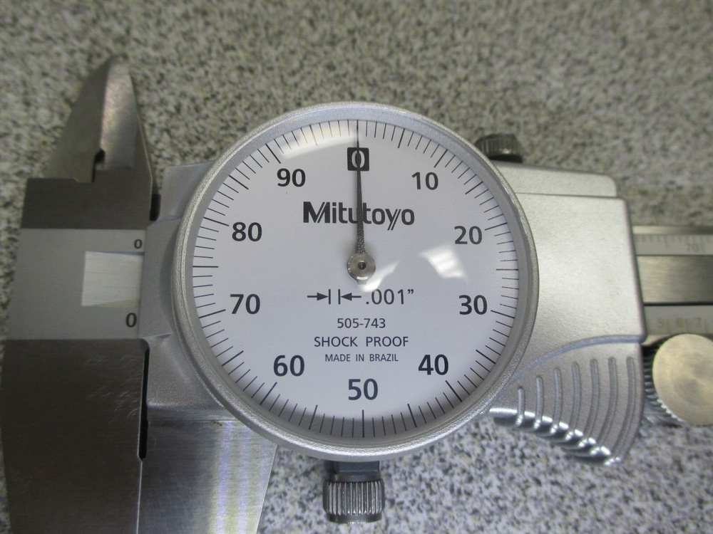 NEW Mitutoyo 8" Dial Caliper #505-743