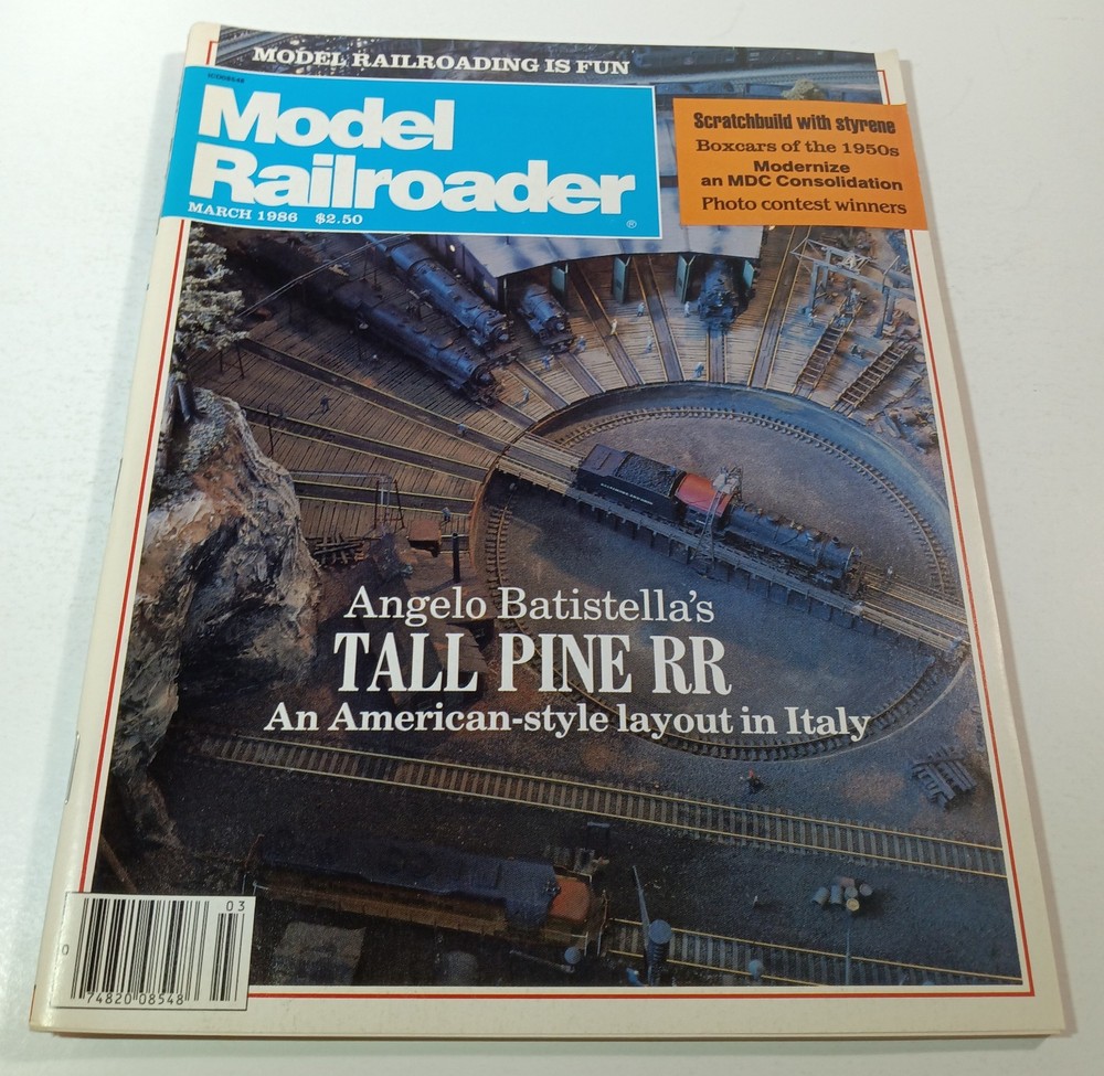 Model Railroader Magazine (March, 1986)