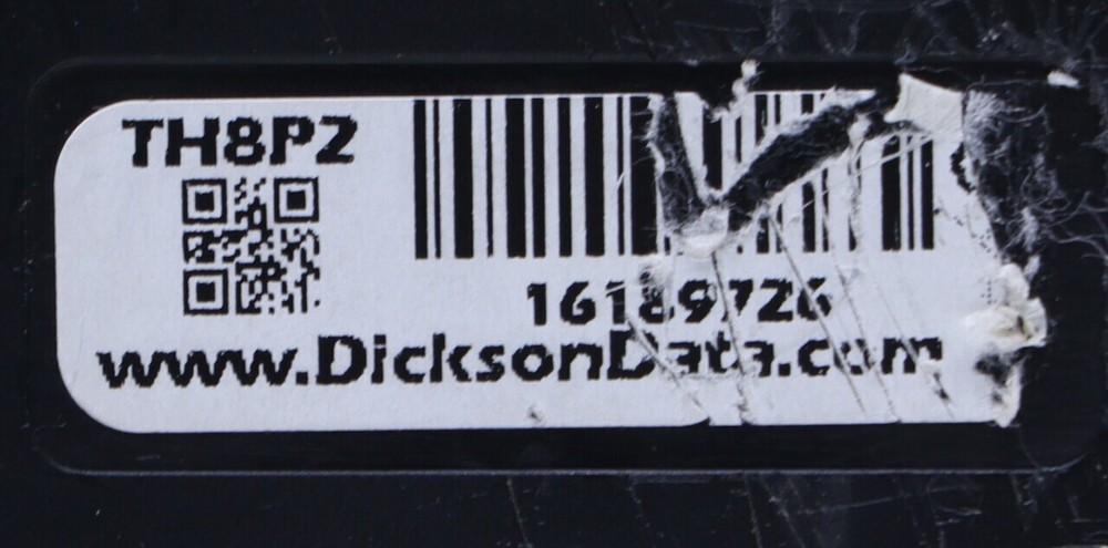 DICKSON TH8P2 TEMPERATURE AND HUMIDITY RECORDER