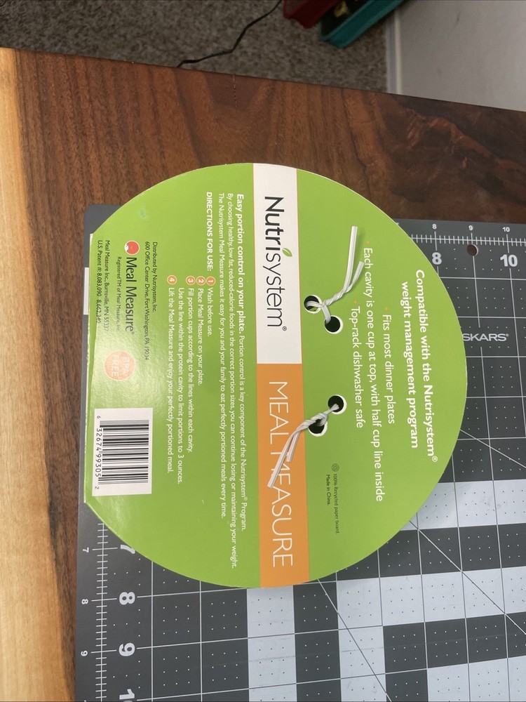 NEW Nutrisystem Meal Measure Device-Green-Portion Control Tool (H)