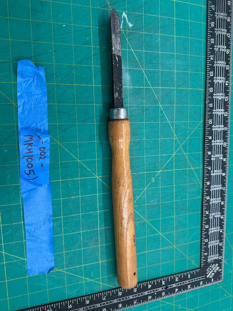 Vintage Set of 3 AMT Wood Carving Hand Gouges Chisel