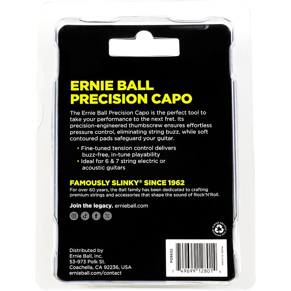 Ernie Ball Precision Capo - Bronze
