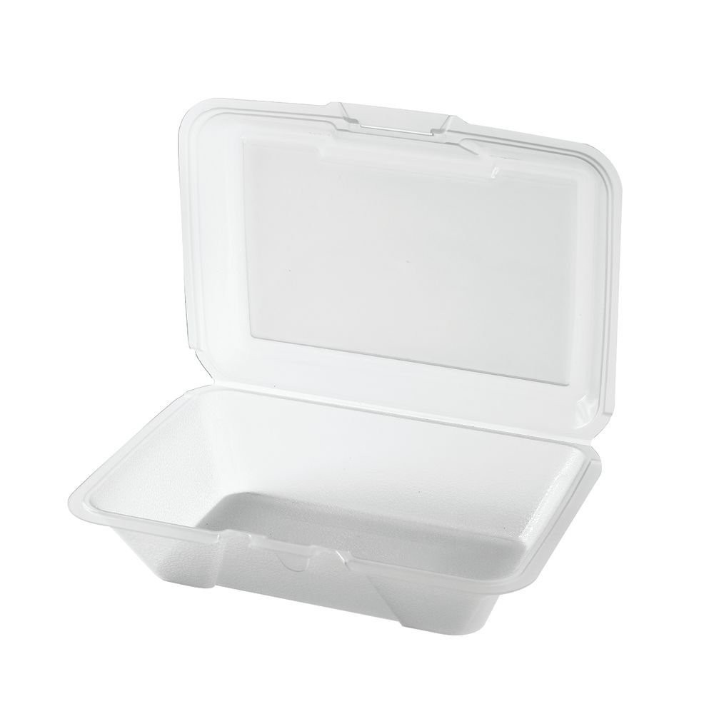 G.E.T. 1 Compartment Clear Polypropylene Eco-Take Out Container - 9"L x 6 1/2"W