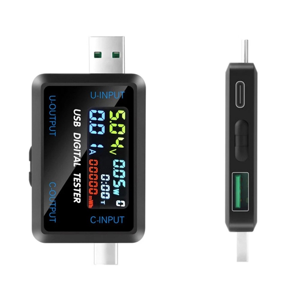 High Quality USB C Power Meter with LCD Display for Fast Charging Detection