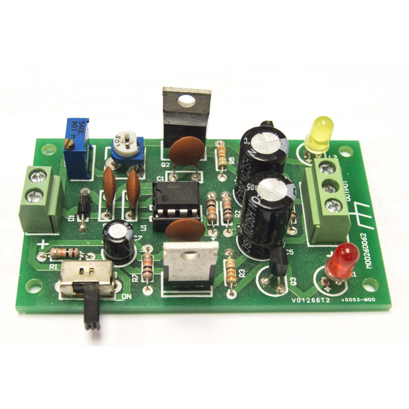 DIY Dual Rail Variable DC Power Supply Soldering Kit