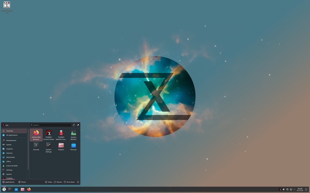 Tuxedo OS Linux USB Drive Bootable Live Installer 64 bit Flash Drive TUXEDO