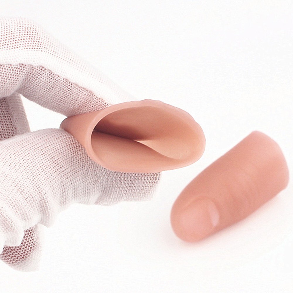 10Pcs False Finger Support Fingertip Protector Silk Thumb Finger