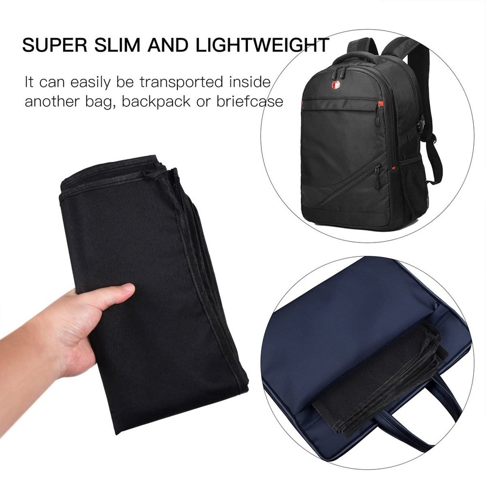 Computer CPU Dust Cover, Waterproof Desktop PC Mid-Tower Host Black