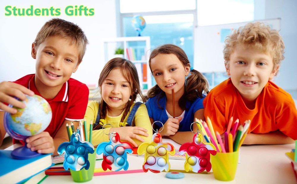 30 Packs Funny Summer Present Unique Mini Turtle Assorted fidgets Bubble Toys...