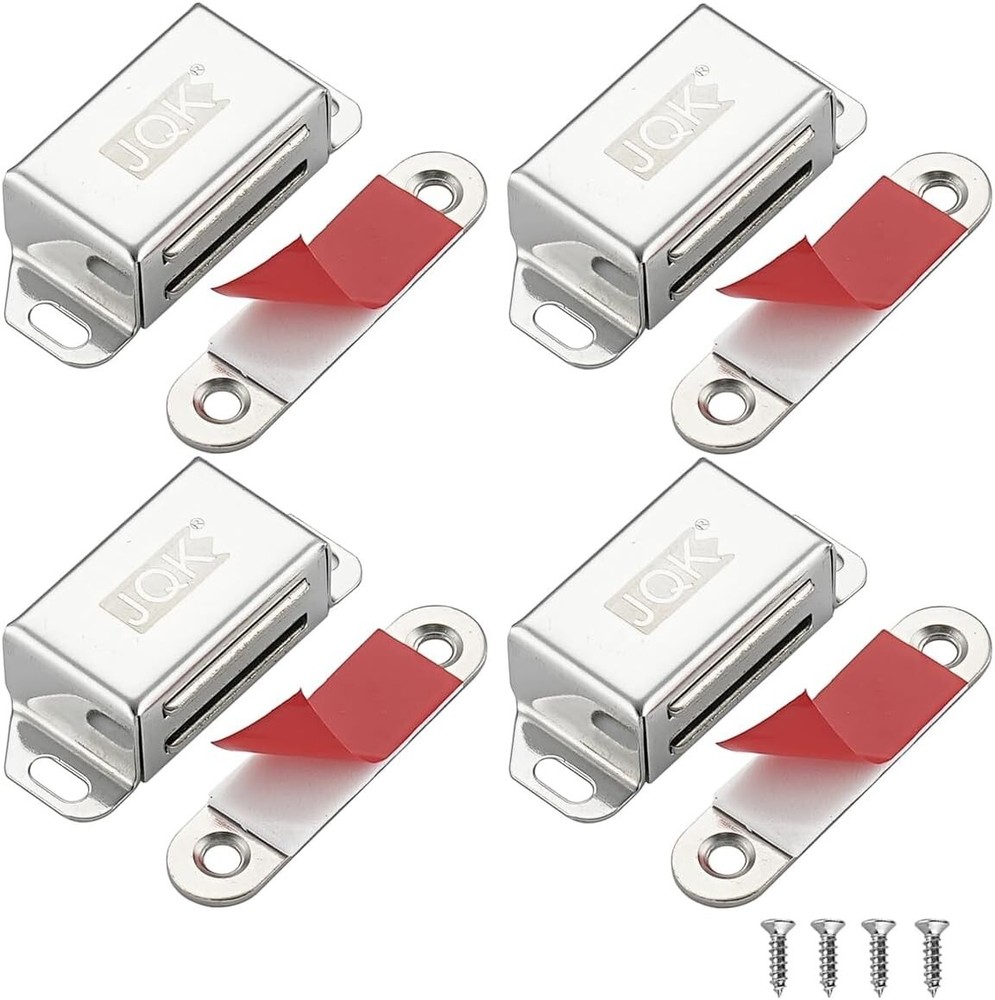 20 Pack Strong Magnetic Door Latch - Rustproof Stainless Steel Storage Solution