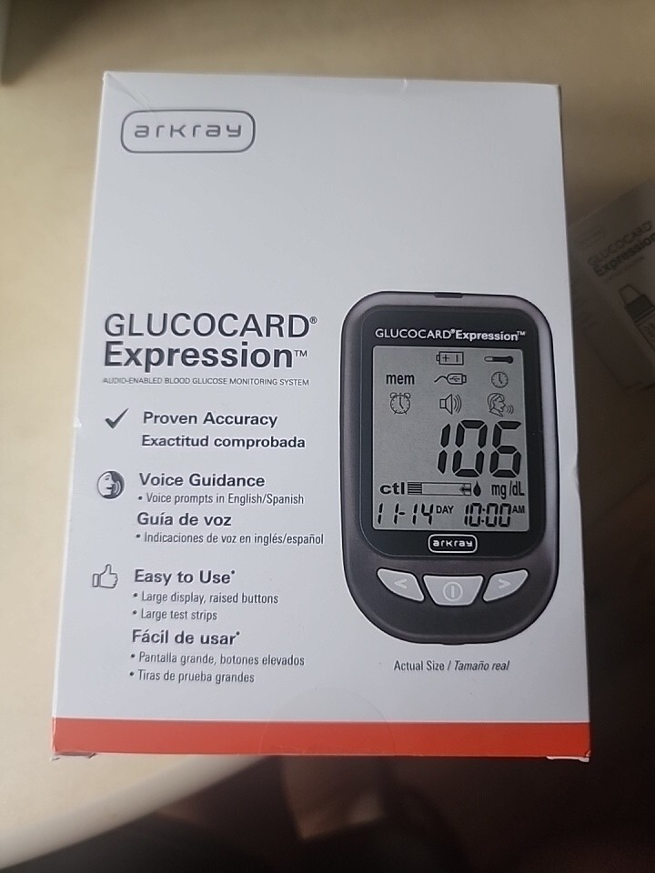 Arkray Glucocard Expression Blood Glucose Meter