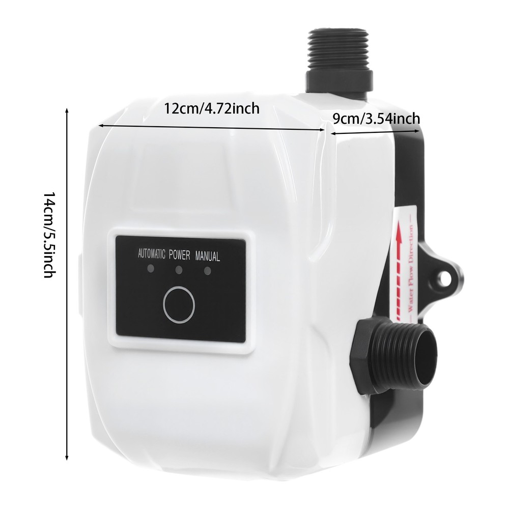 24V Pressure Booster Pump Portable Automatic Water Recirculating Pump for Shower