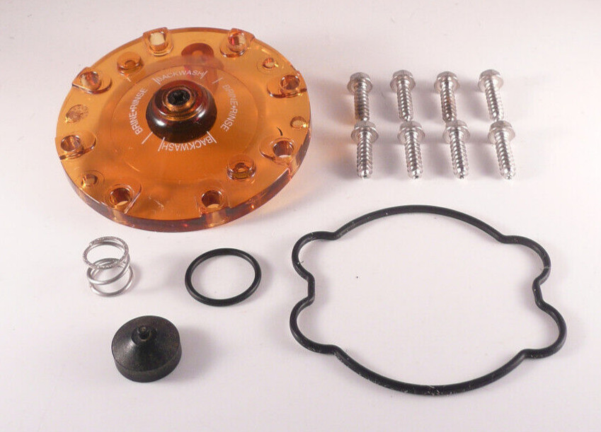 Amber Kinetico Level 1 Valve Head Cap Cover w/Regeneration Screw Water Softener