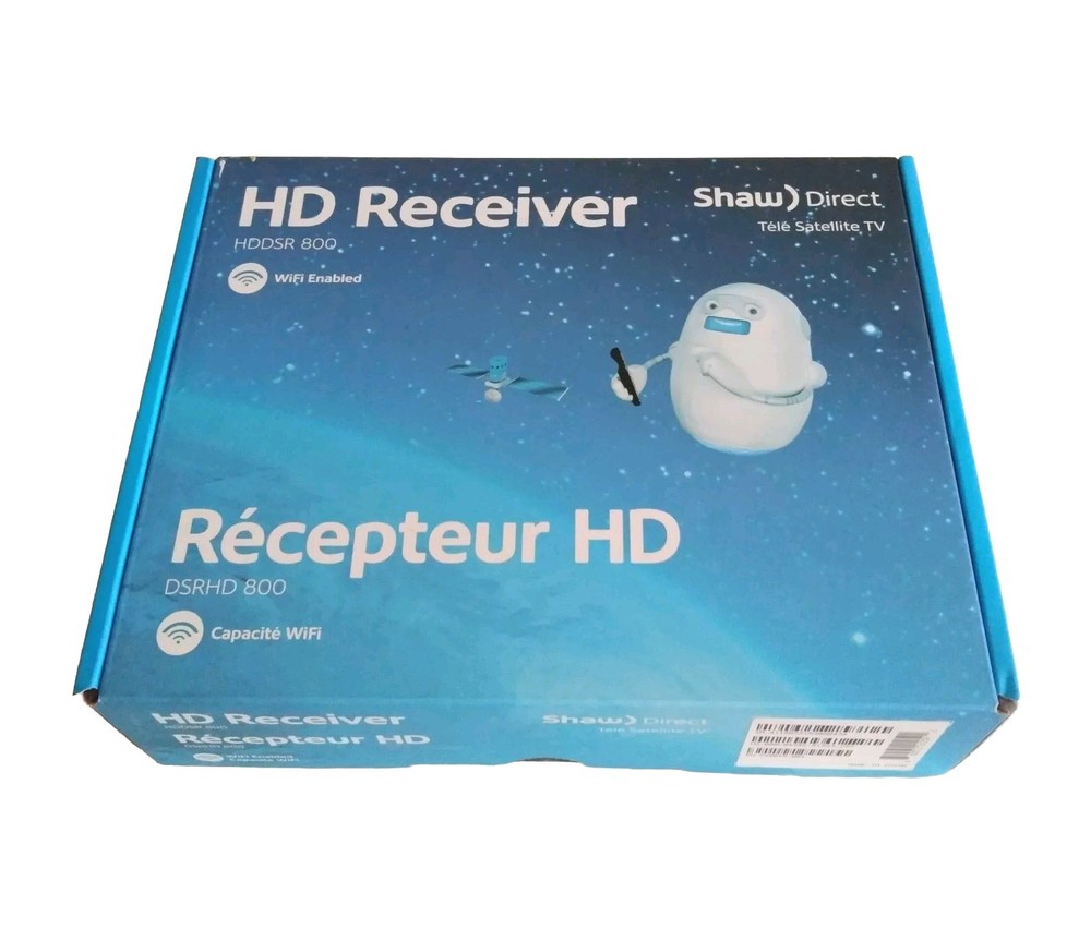 Shaw Direct HDDSR 800 Satellite Receiver Adapter No Remote