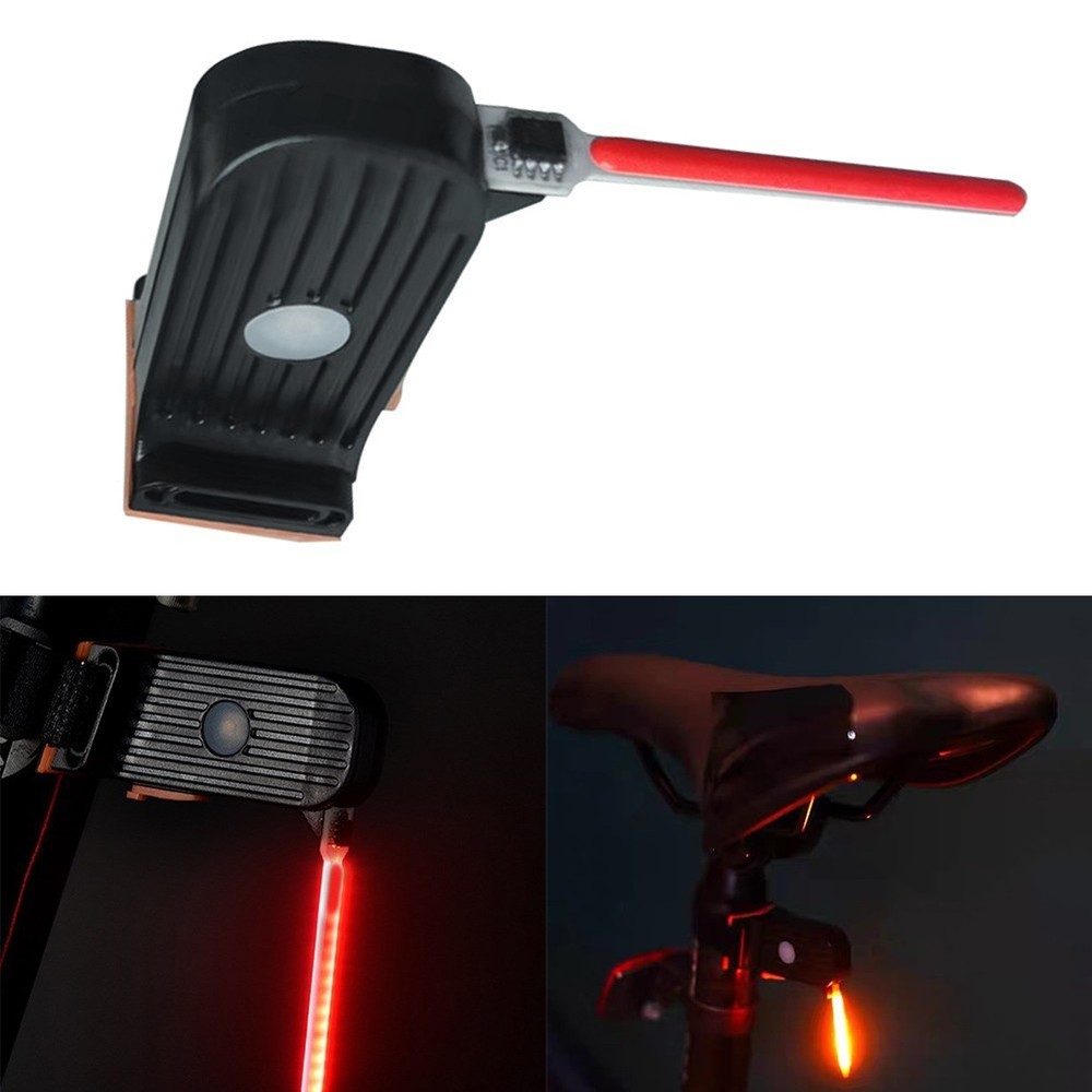 Bike Tail Light with Multiple Lighting Modes USB Rechargeable Photon Drop Light