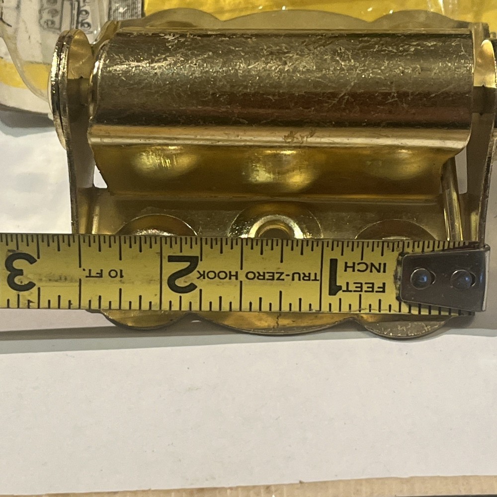 2 Spring Hinge Brass Finish Cabinet Hinge Door Hinges