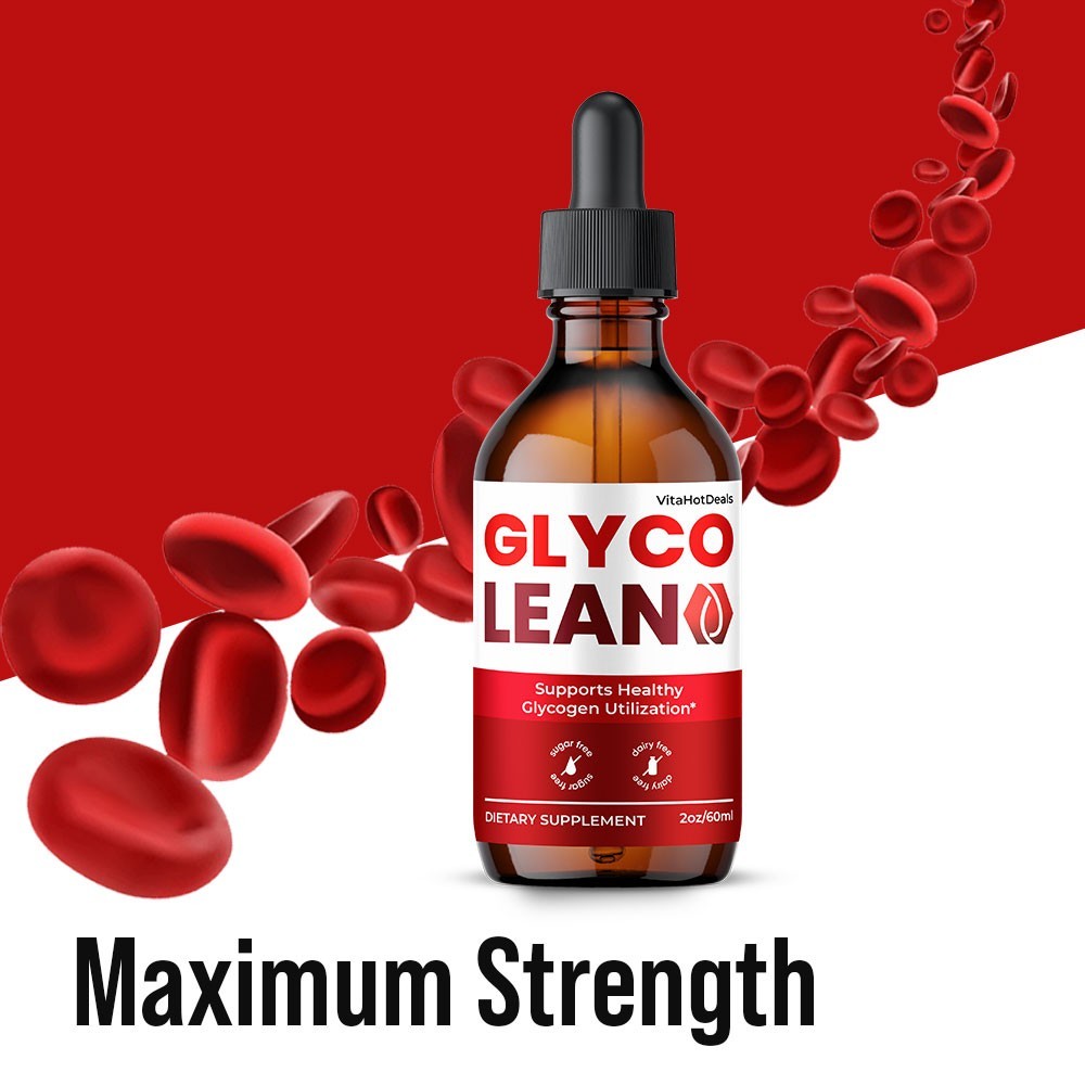 Glyco Lean Drops, Max Strength, GlycoLean Liquid Supplement (2 Pack)