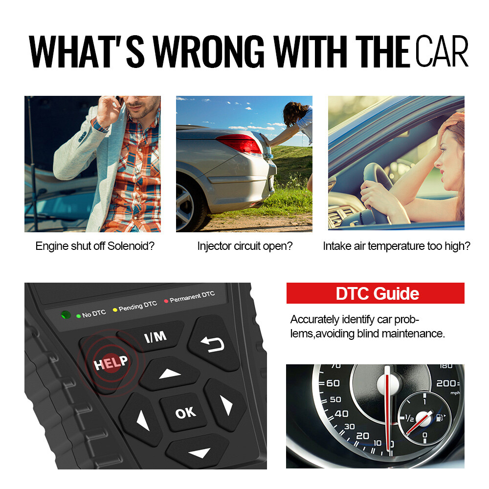 THINKOBD500 Automotive OBD2 Scanner Car Diagnostic Tool Code Reader Engine Fault