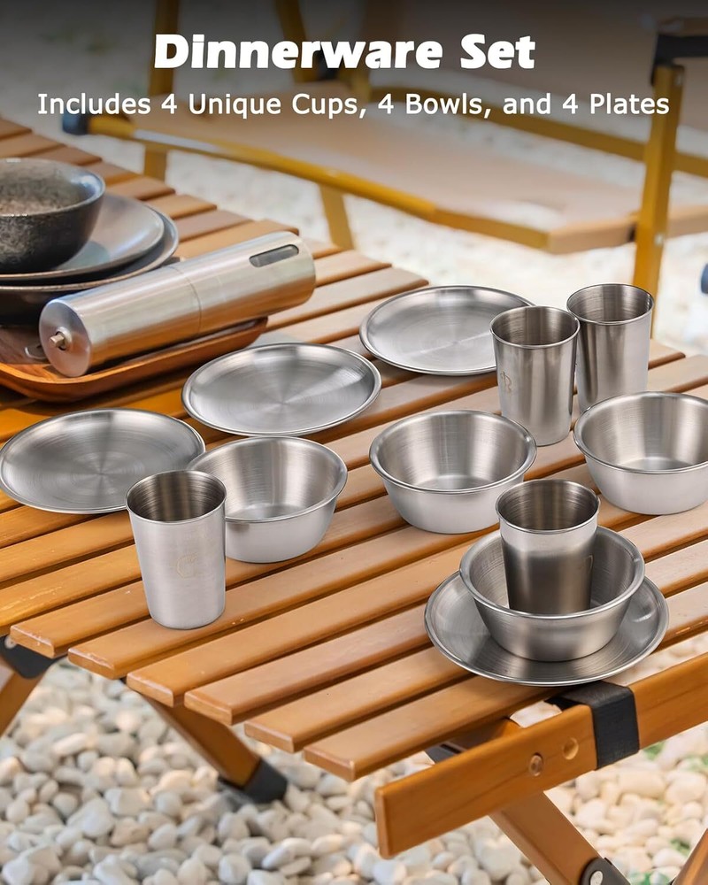Camping Cooking Set - 33pcs/45pcs Camping Cooking Set