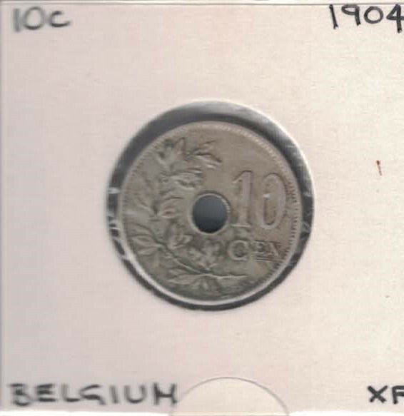 Belgium 10 centimes 1904