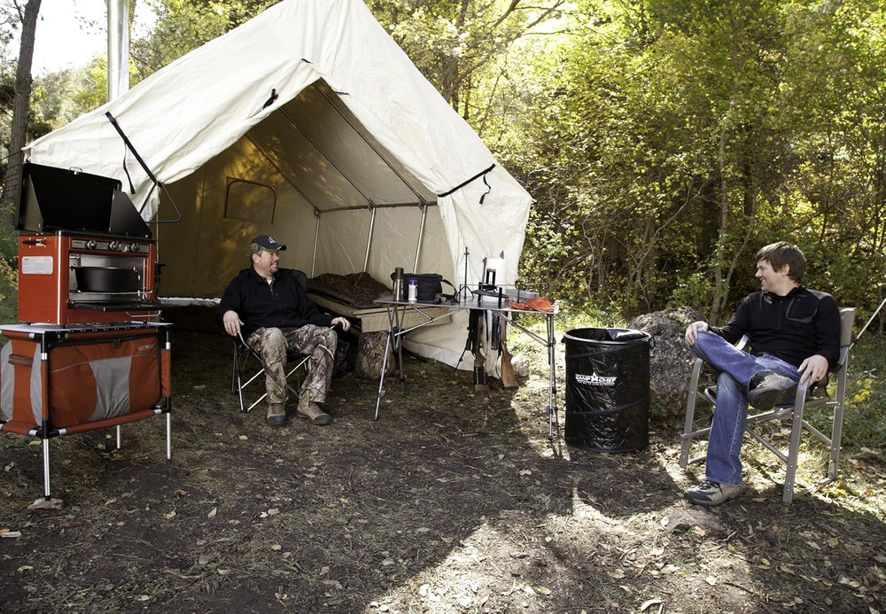 Collapsible Camp and Patio Garbage Can