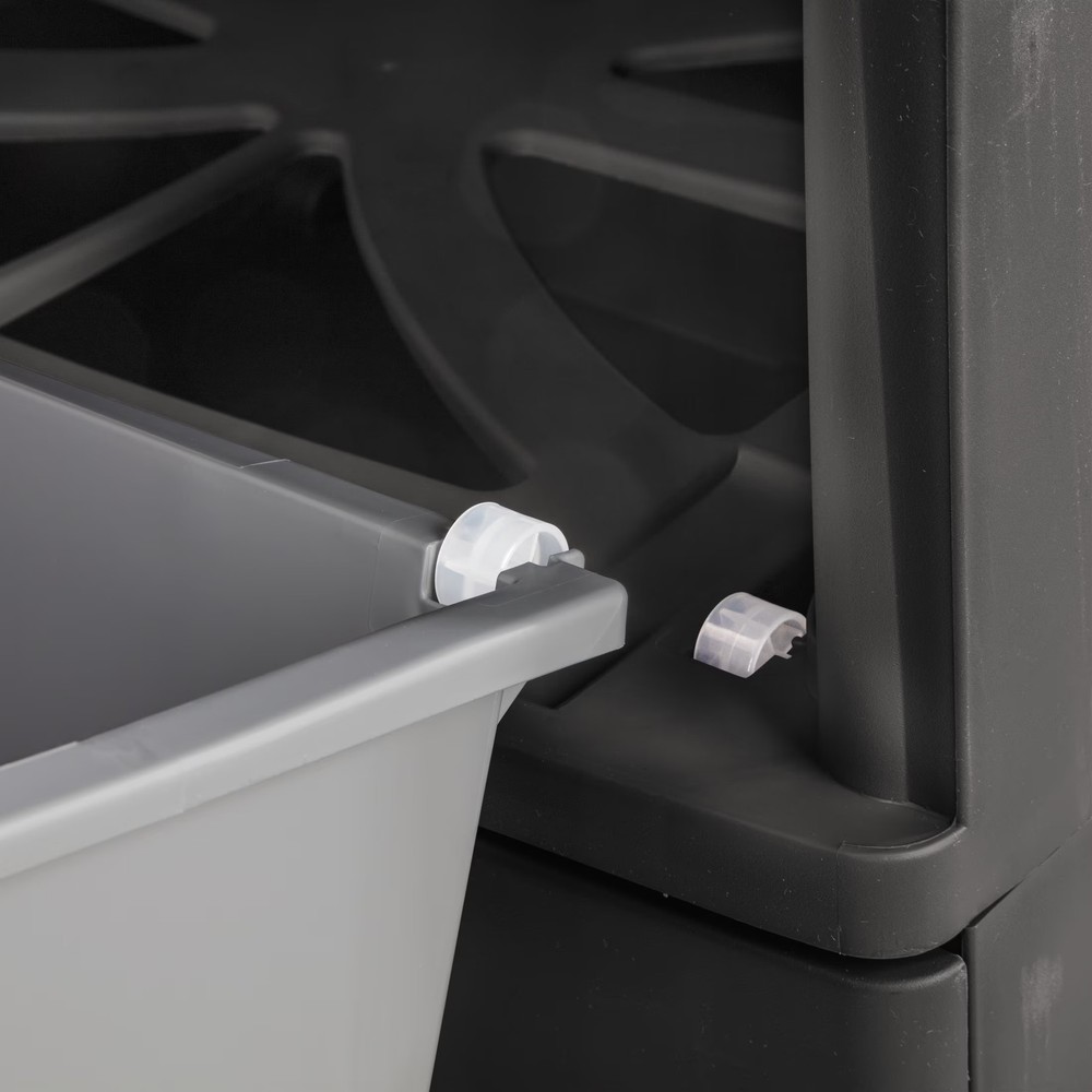 Sterilite 4 Drawer Unit, Durable Plastic Storage Solution for Garages