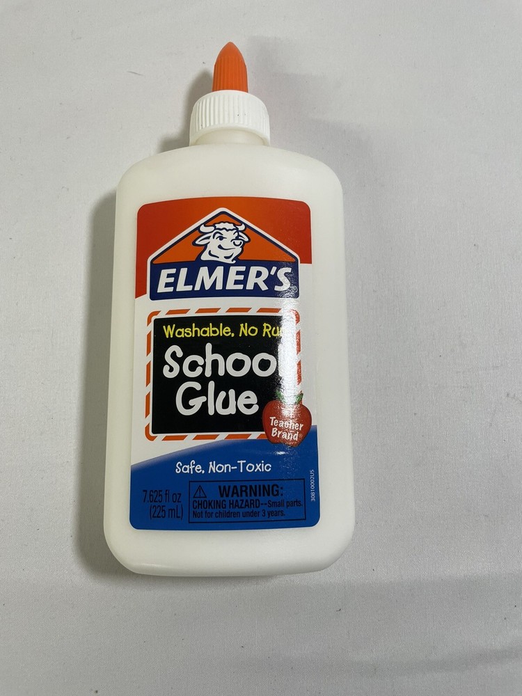 ELMER'S E308 WASHABLE NO RUN SCHOOL GLUE 7.625 OZ