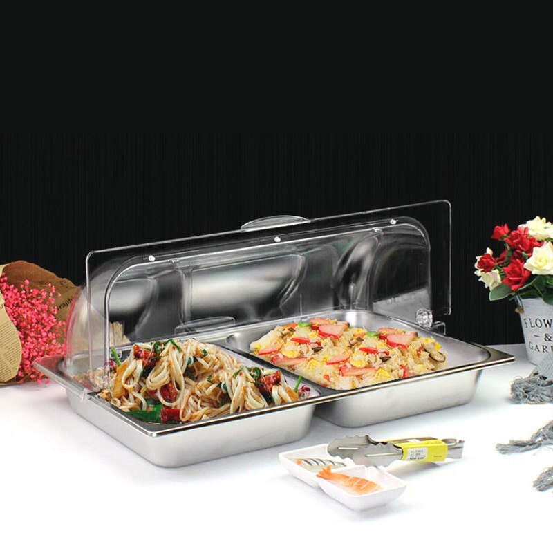 Polycarbonate Dome Flip Cover, Full Size, Medium, Clear