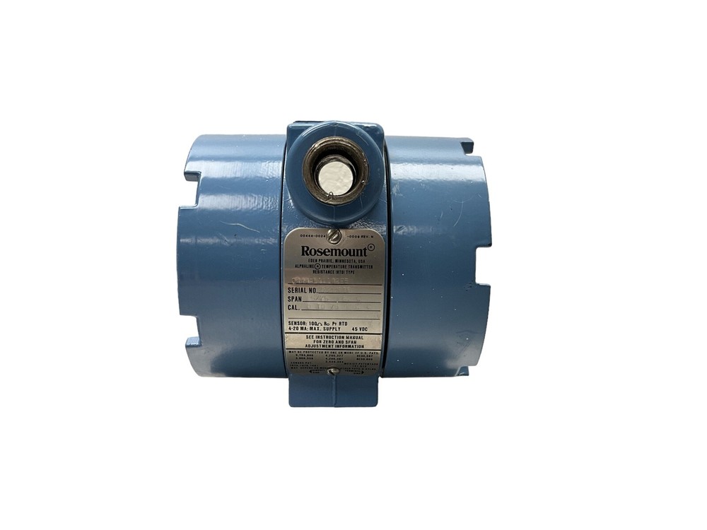 Rosemount 0444RL1U1A2E5 Alphaline Temperature Transmitter 25-75c 45v-dc