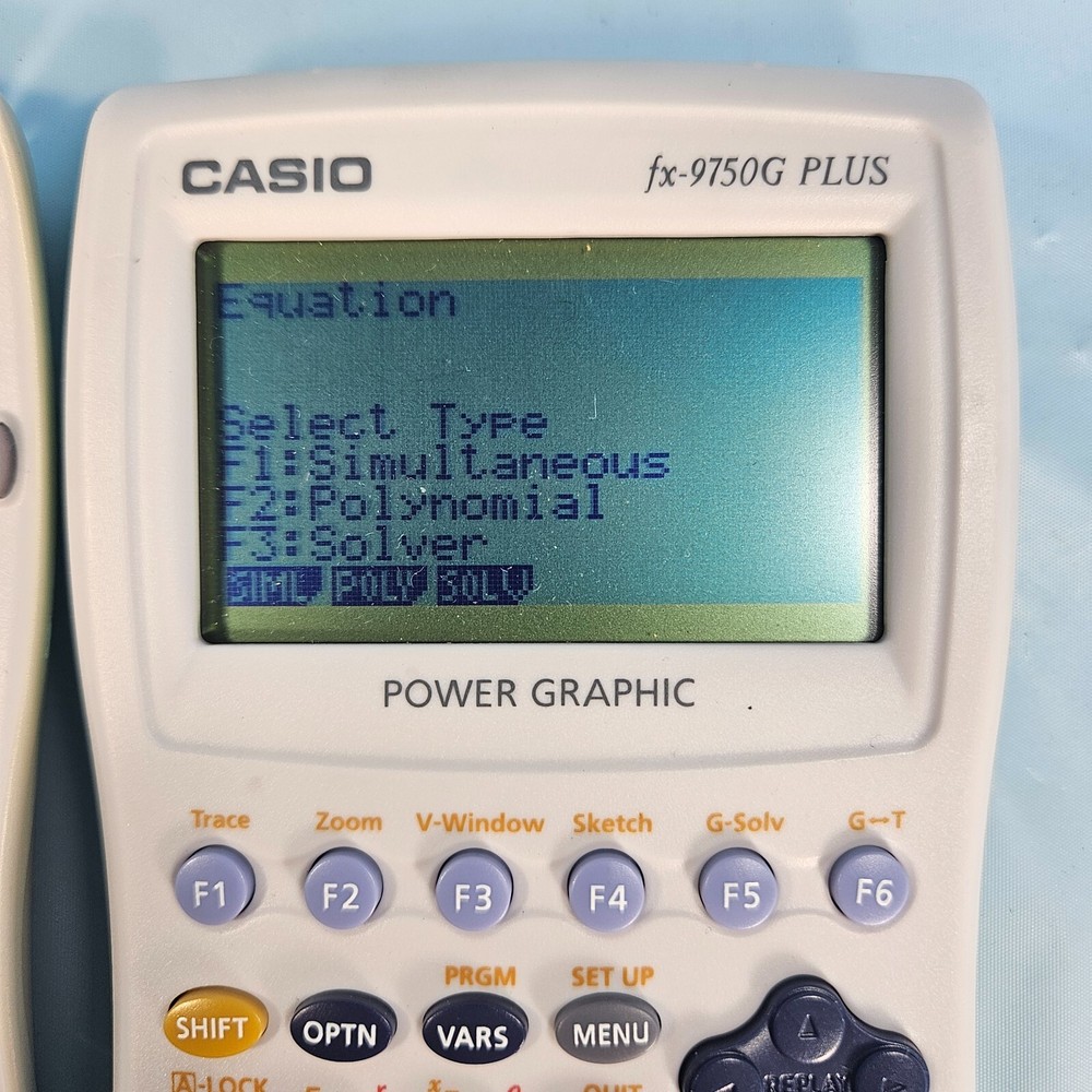 Casio FX-9750G Plus Power Graphic Calculator Tested & Working