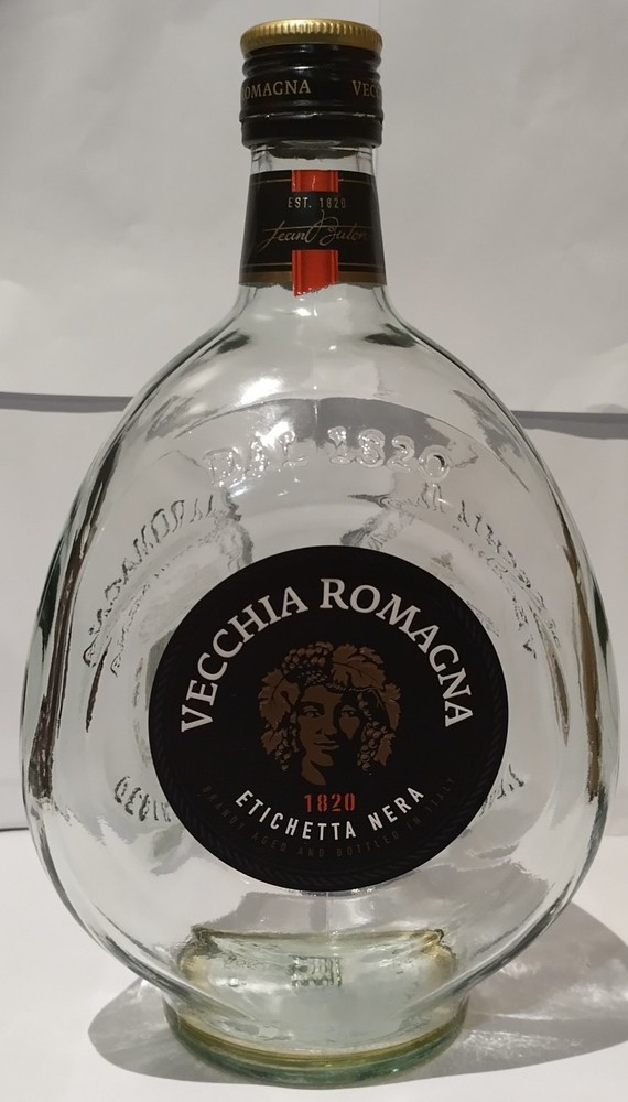 Jean Buton, Vecchia Romagna 100cl Empty Bottle