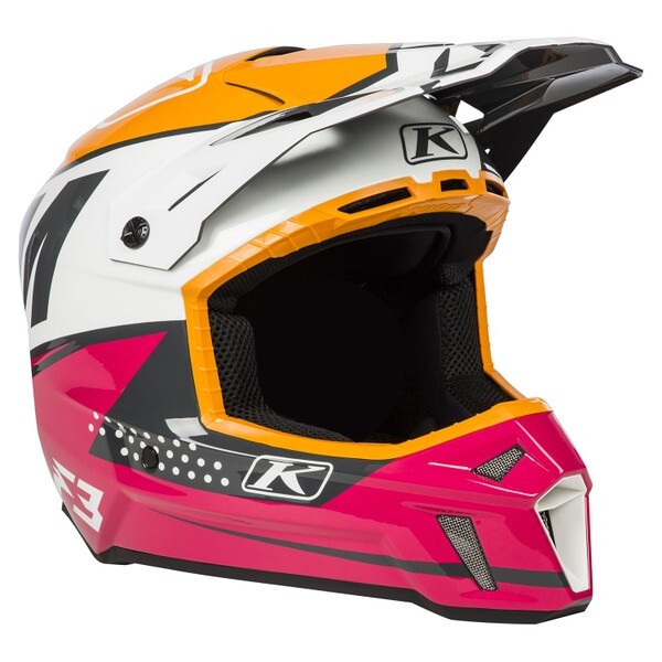 Klim F3 HELMET ECE/DOT, BOMBER ROSE 3X (NON CURRENT)