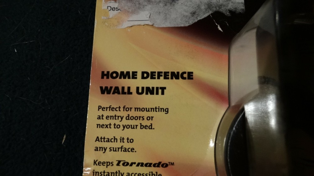 TORNADO PERSONAL DEFENCE SYSTEMS HOME DEFENCE WALL UNIT - THD004 - NEW