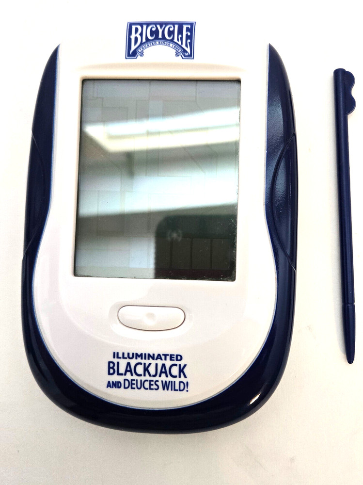 Bicycle Brand Illuminated Blackjack & Deuces Wild Touch Screen Hand Held Game