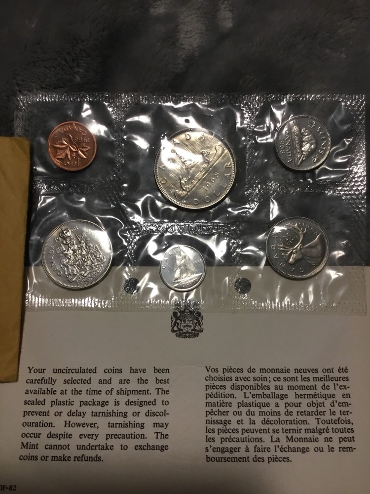 Canada 1968 Proof Like Set (Mint In packaging!)