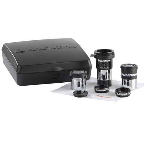AstroMaster 8-Piece Eyepiece & Filter Accessory Kit - Includes Two 1.25”