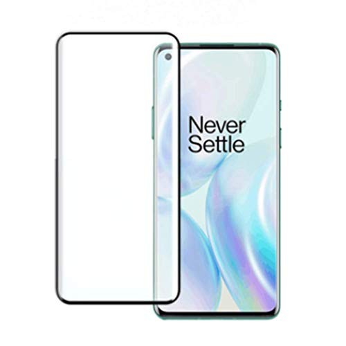 for OnePlus 8 Screen Protector Tempered Glass, 3D Curved Full Coverage Scratch