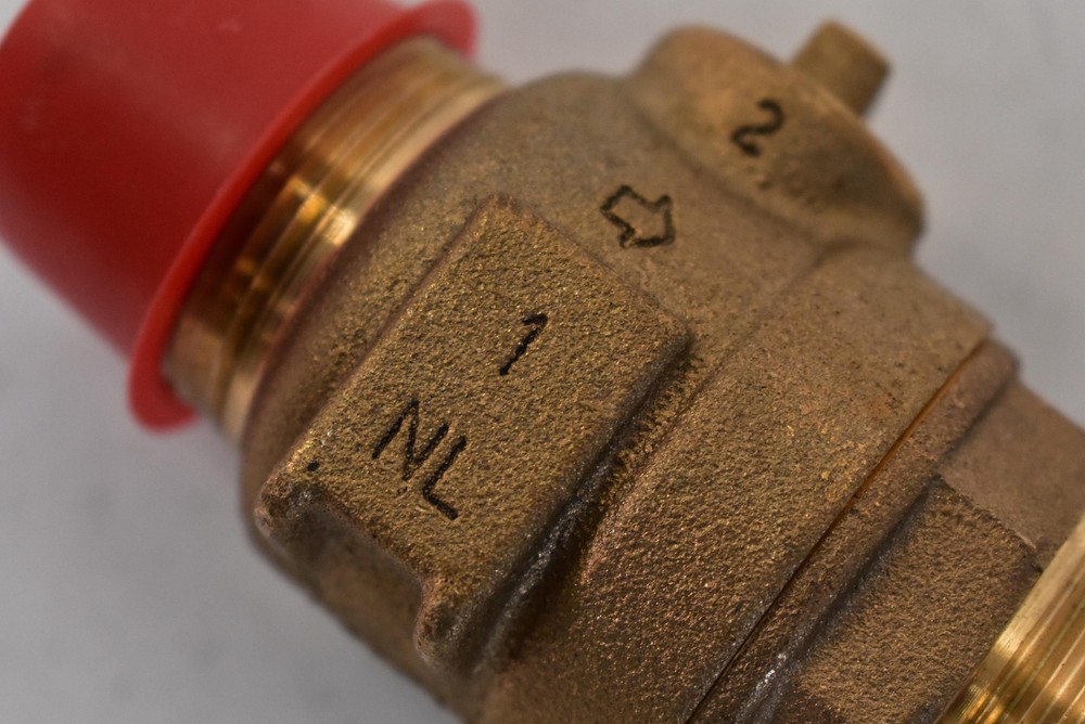 Ford Brass Inline Check Valve Compression Union Threaded 1" NL CTS Fitting