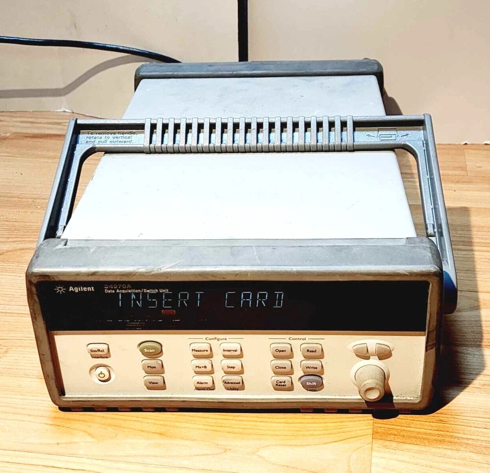 *UNTESTED BUT POWERS ON* AGILENT 34970A DATA ACQUISITION/DATA LOGGER SWITCH UNIT