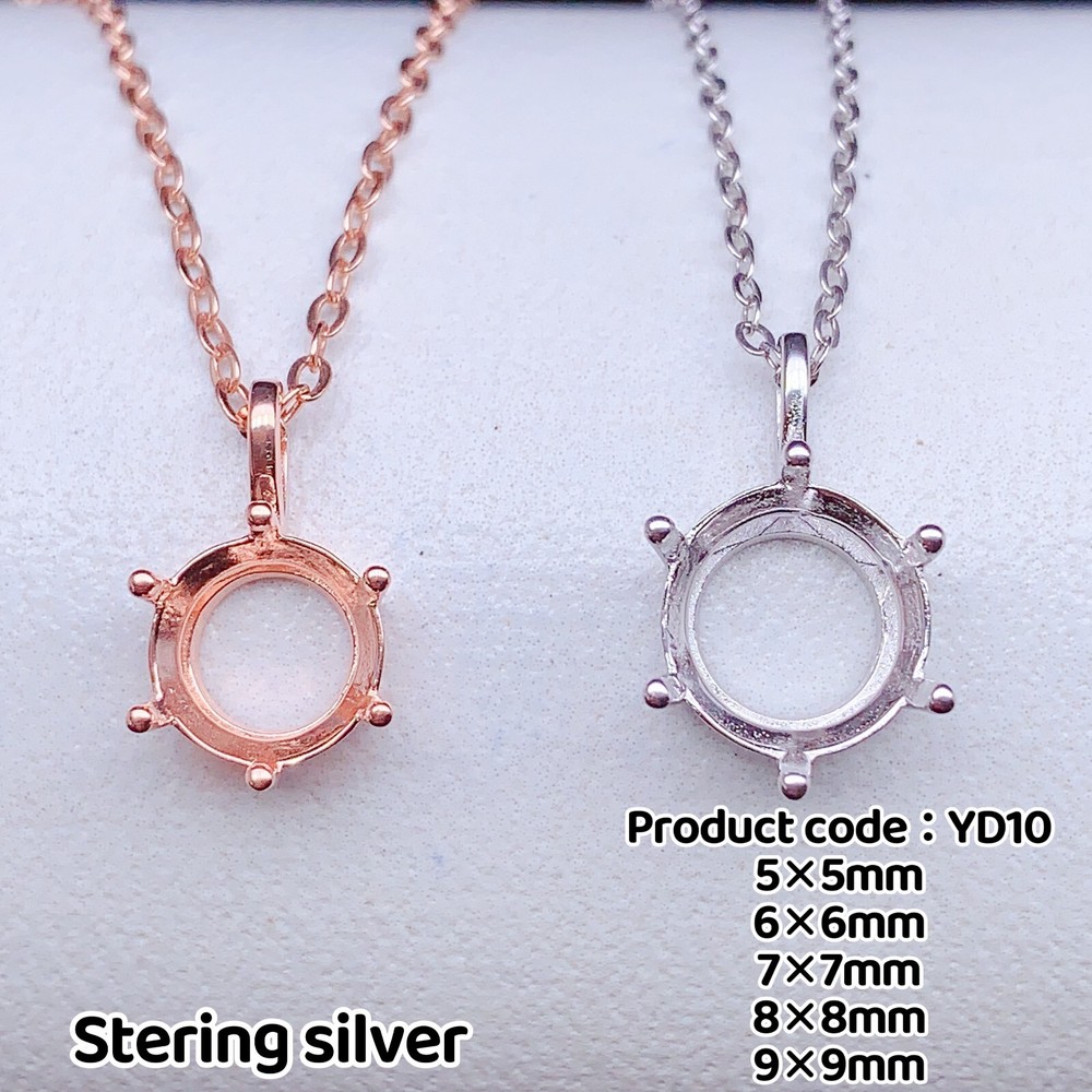 DIY silver PENDANT blank setting, empty setting silver 925 pendant